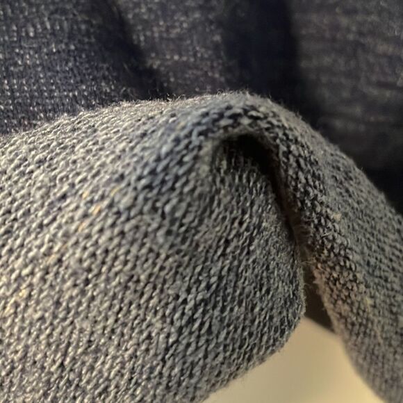 TEEMAX navy French terry “San Francisco” cropped top size Large - Picture 7 of 9